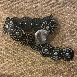 Black and Silver Women's Belt